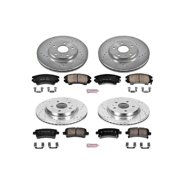 2010-2011 Saab 9-5 Disc Brake Kit - Front and Rear (Powerstop)