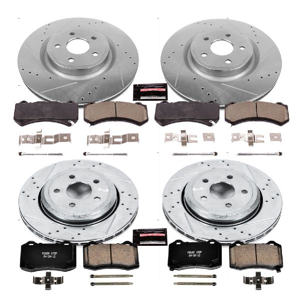 2012-2017 Jeep Grand Cherokee Disc Brake Kit - Front and Rear (Powerstop)