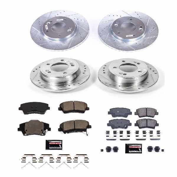 2018-2020 Hyundai Elantra GT Disc Brake Kit - Front and Rear (Powerstop)