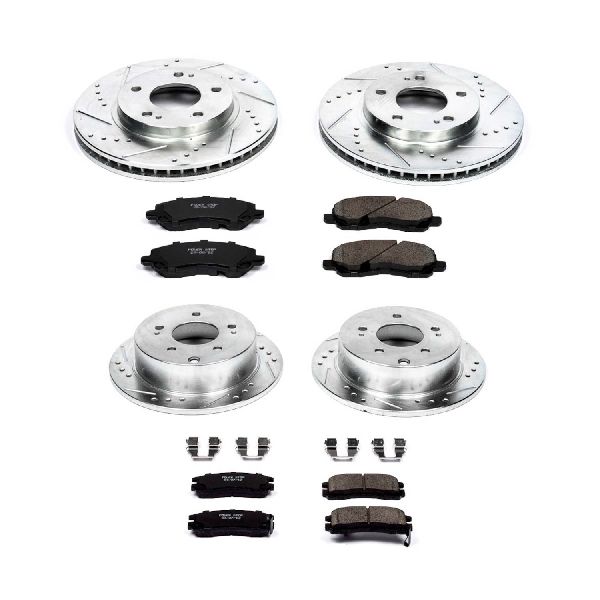 2004-2012 Mitsubishi Galant Disc Brake Kit - Front and Rear (Powerstop)