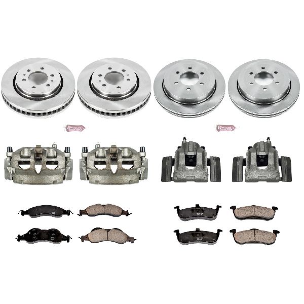 2007-2009 Lincoln Navigator Disc Brake Kit - Front and Rear (Powerstop)
