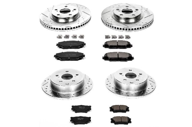 2009-2010 Pontiac Vibe Disc Brake Kit - Front and Rear (Powerstop)