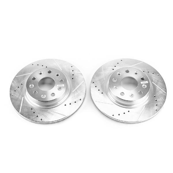 2018-2024 Jeep Wrangler Disc Brake Rotor Set - Front (Powerstop)