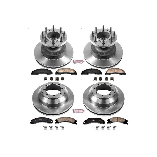 2008-2025 Ford E-350 Super Duty Disc Brake Kit - Front and Rear (Powerstop)