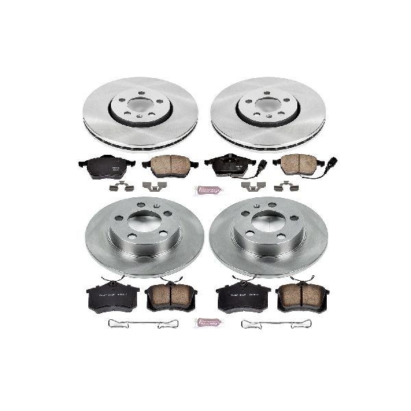 1999-2005 Volkswagen Jetta Disc Brake Kit - Front and Rear (Powerstop)