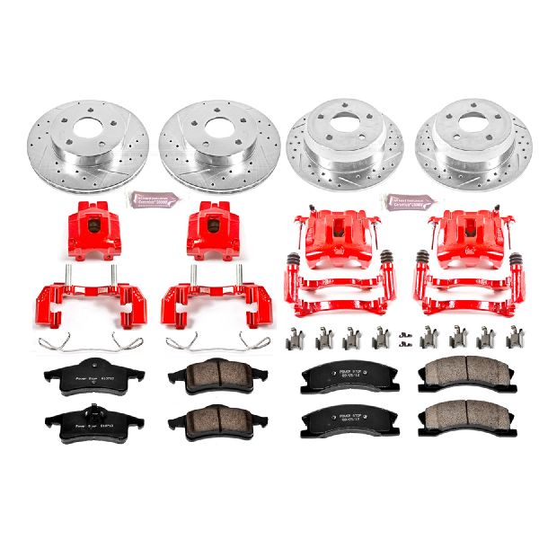 1999-2004 Jeep Grand Cherokee Disc Brake Kit - Front and Rear (Powerstop)