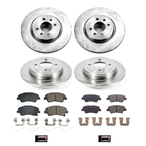 2018-2022 Hyundai Accent Disc Brake Kit - Front and Rear (Powerstop)