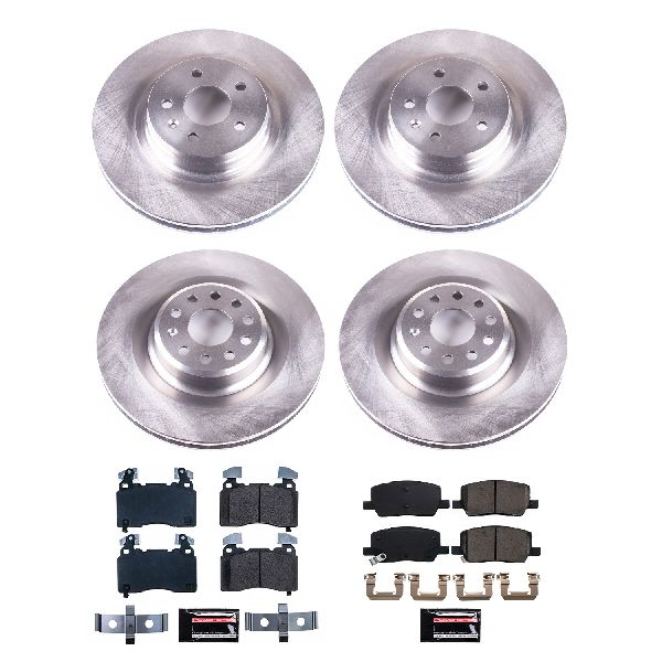 2017-2021 Tesla X Disc Brake Kit - Front and Rear (Powerstop)