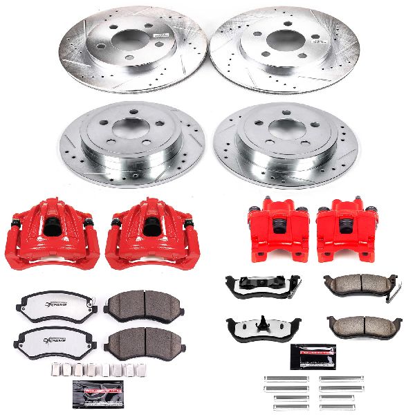 2003-2007 Jeep Liberty Disc Brake Kit - Front and Rear (Powerstop)