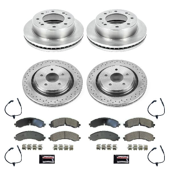 2020-2024 GMC Sierra 2500 HD Disc Brake Kit - Front and Rear (Powerstop)