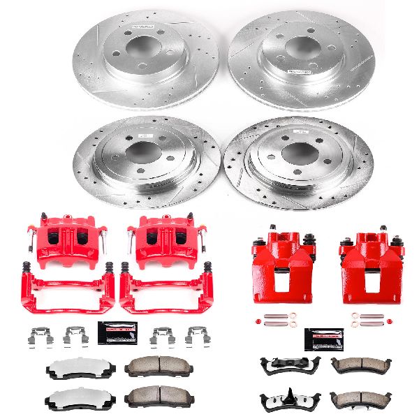 2003 Ford Explorer Sport Disc Brake Kit - Front and Rear (Powerstop)