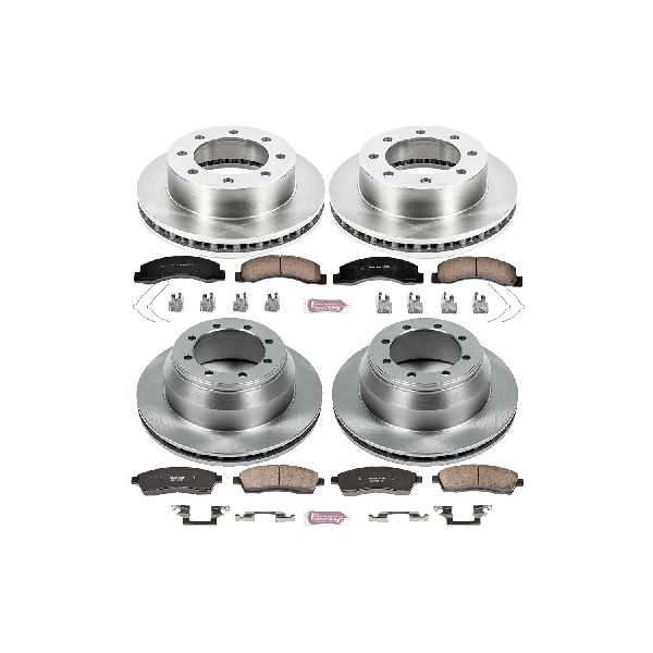 1999 Ford F-350 Super Duty Disc Brake Kit - Front and Rear (Powerstop)