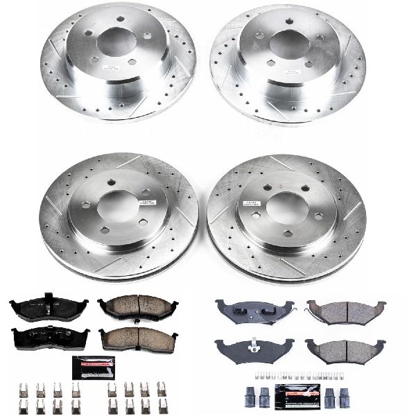 1997-2000 Dodge Grand Caravan Disc Brake Kit - Front and Rear (Powerstop)