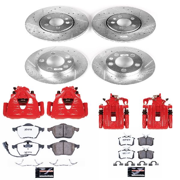 2000-2006 Volkswagen Golf Disc Brake Kit - Front and Rear (Powerstop)