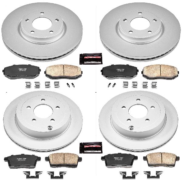 2007-2008 Lincoln MKX Disc Brake Kit - Front and Rear (Powerstop)