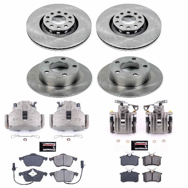1998-1999 Audi A6 Disc Brake Kit - Front and Rear (Powerstop)