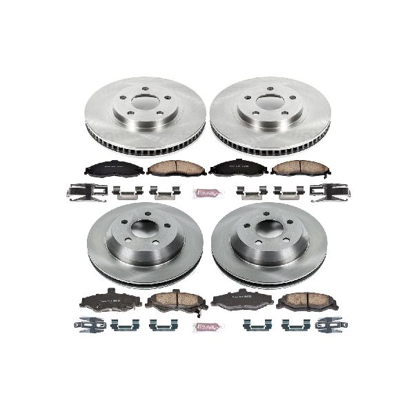 1998-2002 Pontiac Firebird Disc Brake Kit - Front and Rear (Powerstop)