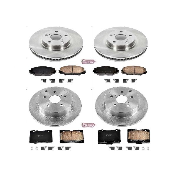 2016-2019 Toyota Mirai Disc Brake Kit - Front and Rear (Powerstop)