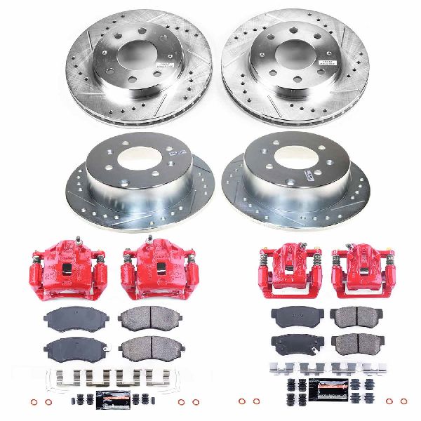 1999-2001 Hyundai Sonata Disc Brake Kit - Front and Rear (Powerstop)