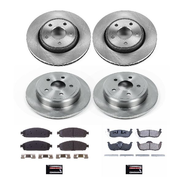 2006-2010 Jeep Commander Disc Brake Kit - Front and Rear (Powerstop)