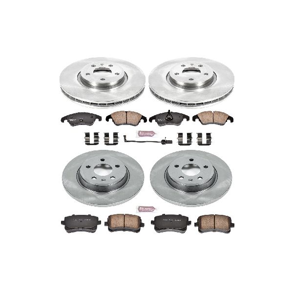 2012-2016 Audi A4 Disc Brake Kit - Front and Rear (Powerstop)
