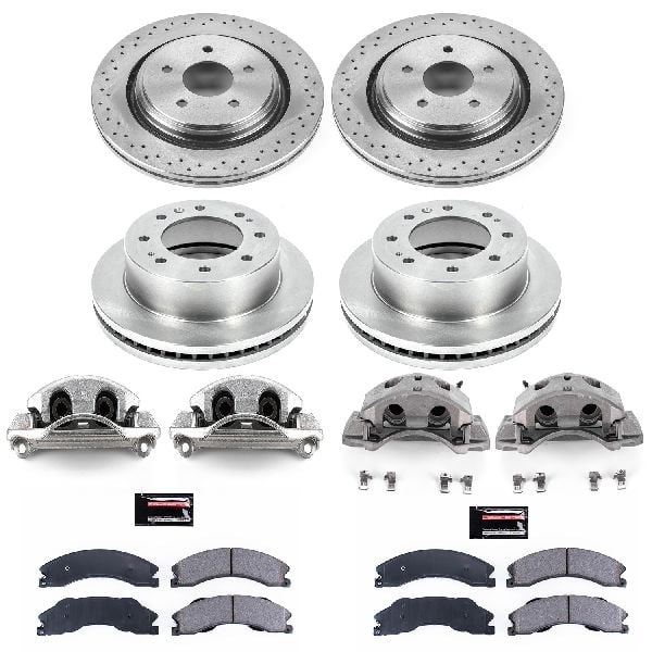 2011 GMC Sierra 2500 HD Disc Brake Kit - Front and Rear (Powerstop)
