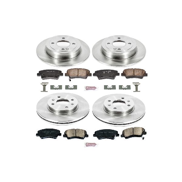 2012-2017 Hyundai Accent Disc Brake Kit - Front and Rear (Powerstop)