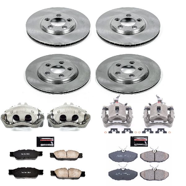 2005 Jaguar S-Type Disc Brake Kit - Front and Rear (Powerstop)