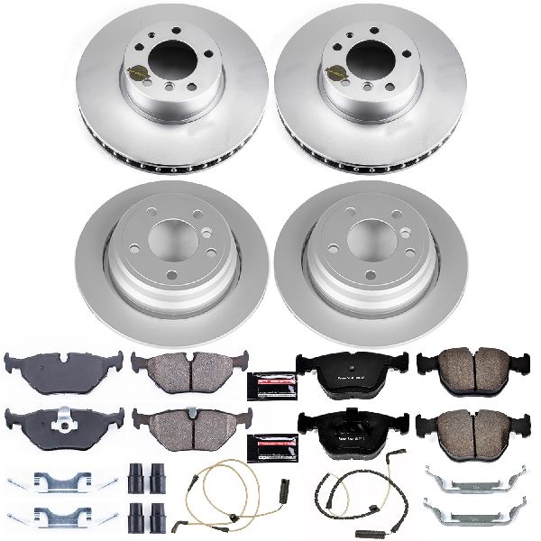 1999-2000 BMW 540i Disc Brake Kit - Front and Rear (Powerstop)