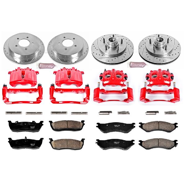 1999-2000 Ford F-150 Disc Brake Kit - Front and Rear (Powerstop)