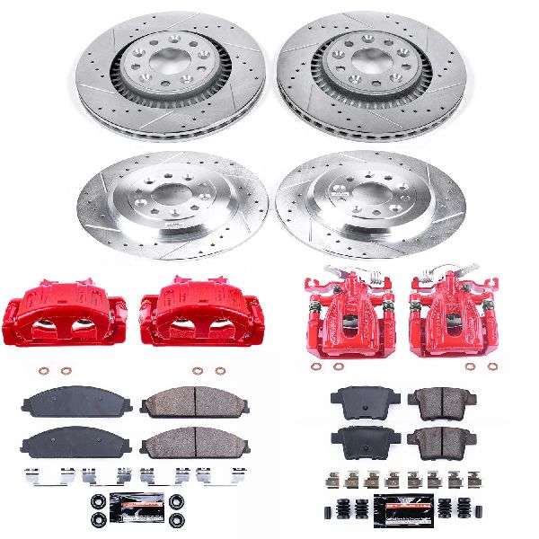 2008-2009 Ford Taurus X Disc Brake Kit - Front and Rear (Powerstop)