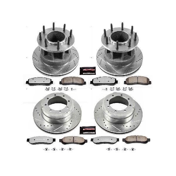2007-2010 Ford F-350 Super Duty Disc Brake Kit - Front and Rear (Powerstop)