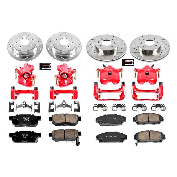 1993-1995 Honda Civic Disc Brake Kit - Front and Rear (Powerstop)
