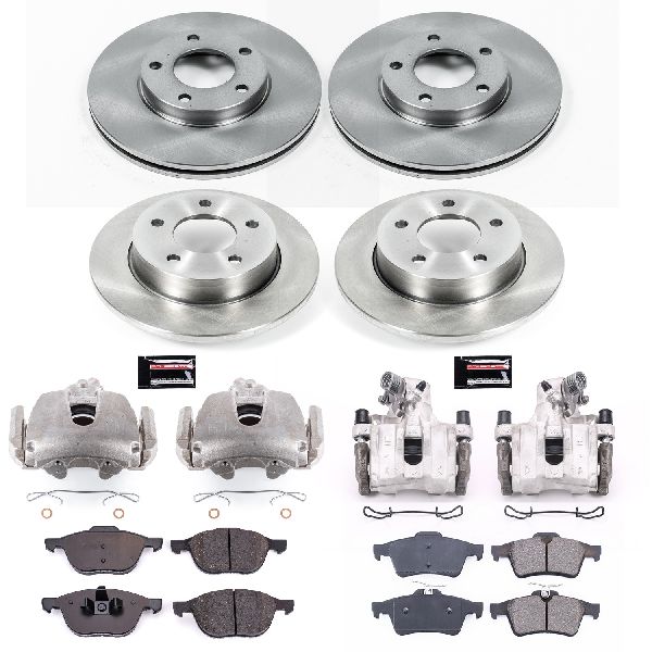 2008-2009 Mazda 3 Disc Brake Kit - Front and Rear (Powerstop)