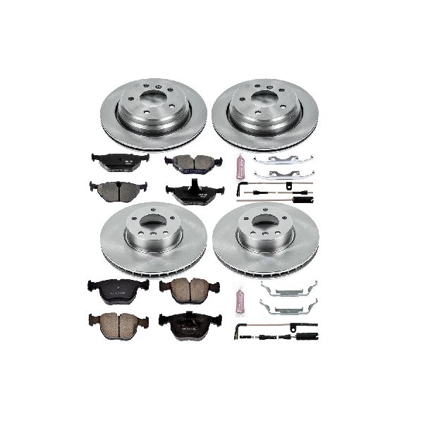 2000-2003 BMW 540i Disc Brake Kit - Front and Rear (Powerstop)