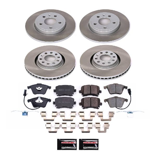 2005-2009 Audi A4 Disc Brake Kit - Front and Rear (Powerstop)