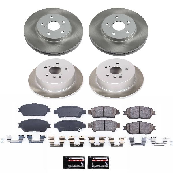 2004-2010 Toyota Sienna Disc Brake Kit - Front and Rear (Powerstop)