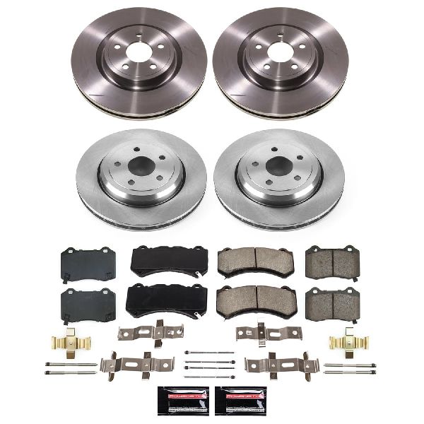 2021-2024 Dodge Durango Disc Brake Kit - Front and Rear (Powerstop)