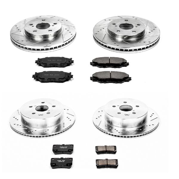 2010-2013 Lexus IS250 Disc Brake Kit - Front and Rear (Powerstop)