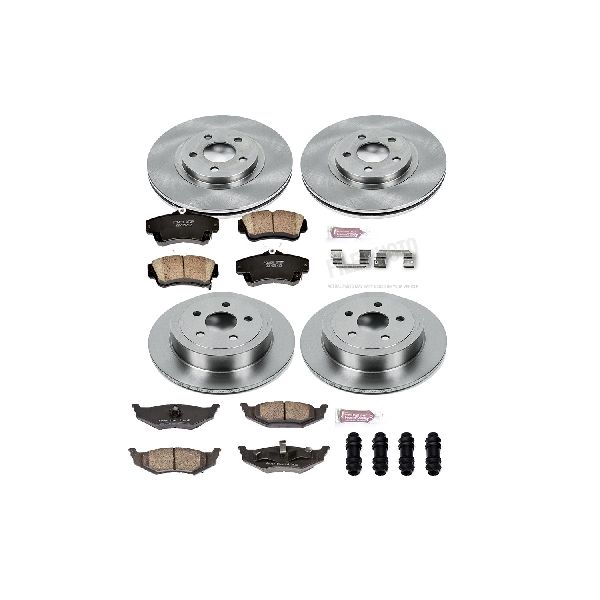 2001-2007 Chrysler PT Cruiser Disc Brake Kit - Front and Rear (Powerstop)