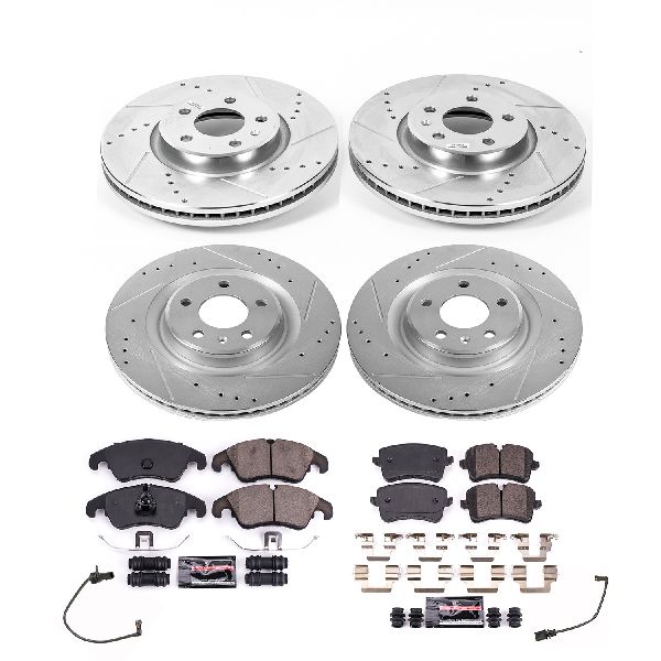 2012-2013 Audi A6 Disc Brake Kit - Front and Rear (Powerstop)