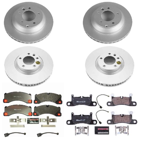 2011-2012 Porsche Cayenne Disc Brake Kit - Front and Rear (Powerstop)