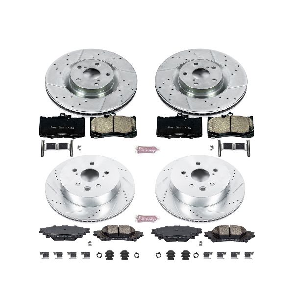 2014-2015 Lexus IS350 Disc Brake Kit - Front and Rear (Powerstop)