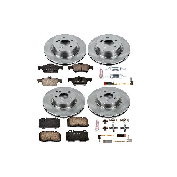 2003-2006 Mercedes-Benz E500 Disc Brake Kit - Front and Rear (Powerstop)