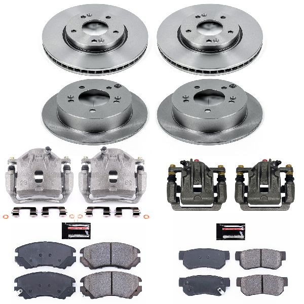 2005-2009 Hyundai Tucson Disc Brake Kit - Front and Rear (Powerstop)