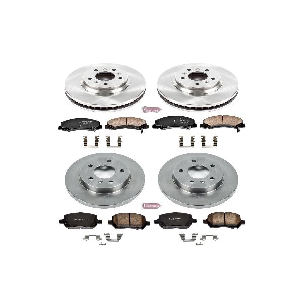 2011-2013 Chevrolet Impala Disc Brake Kit - Front and Rear (Powerstop)