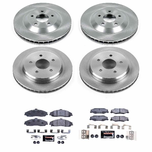 2004-2009 Cadillac XLR Disc Brake Kit - Front and Rear (Powerstop)