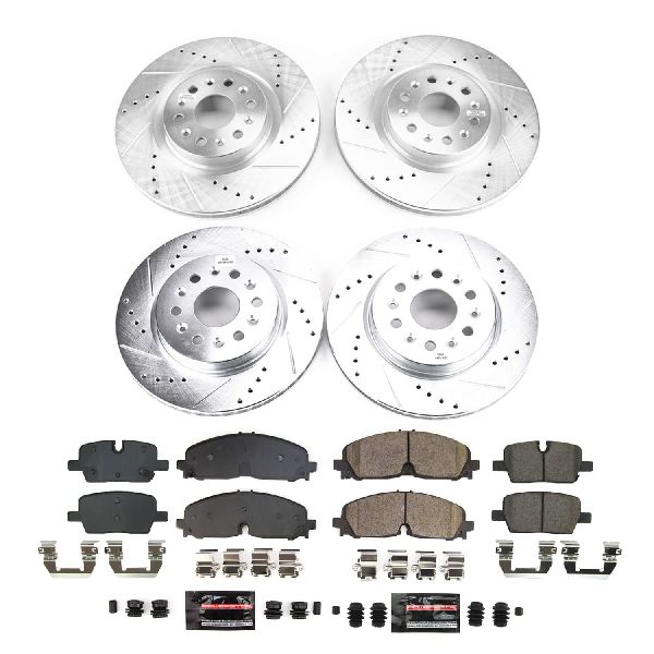 2021-2022 Cadillac XT5 Disc Brake Kit - Front and Rear (Powerstop)