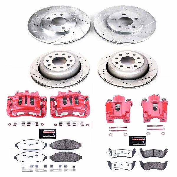 2003-2011 Lincoln Town Car Disc Brake Kit - Front and Rear (Powerstop)