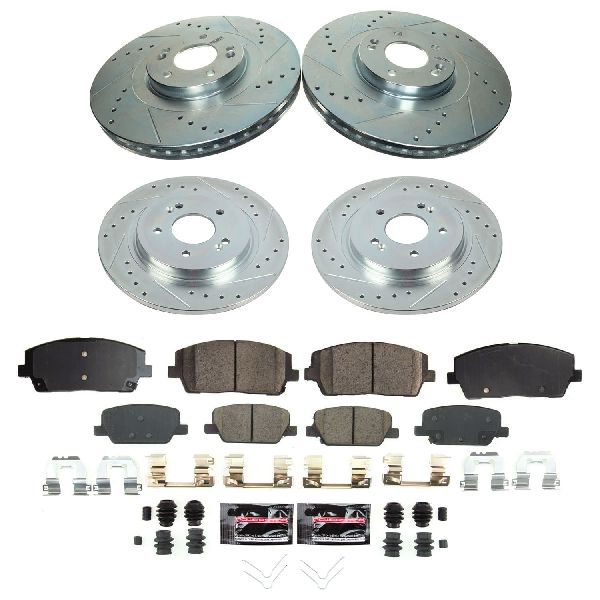 2020-2024 Kia Telluride Disc Brake Kit - Front and Rear (Powerstop)